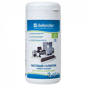 Универсальные чистящие салфетки Defender CLN 30100
